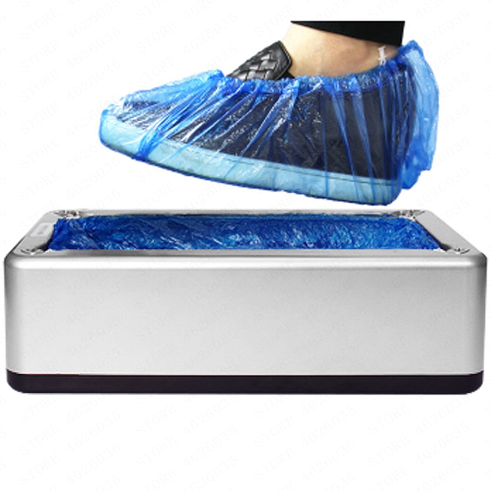Automatic Shoe Cover Dispenser - Take Bacteria off of your shoes before entering - Well Building Connection