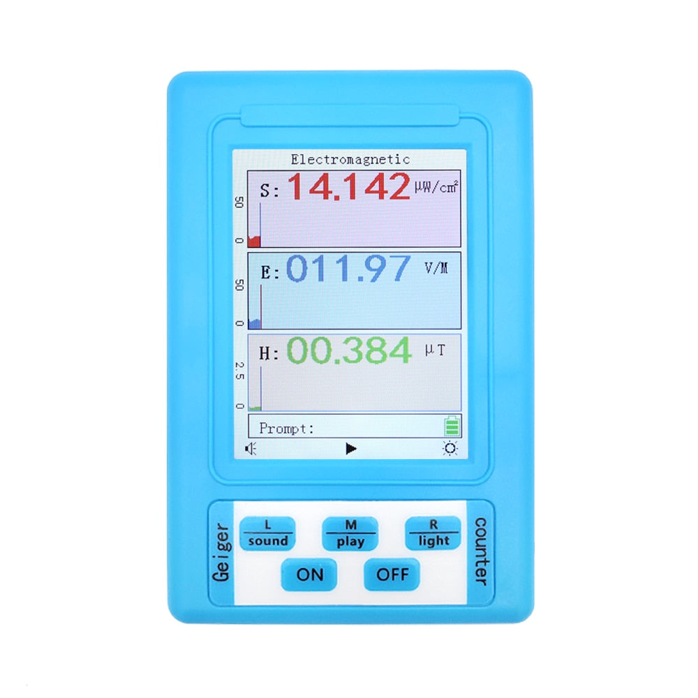 BR-9A Portable Electromagnetic Radiation Detector EMF Meter High Accuracy Professional Radiation Dosimeter Monitor Tester - Well Building Connection