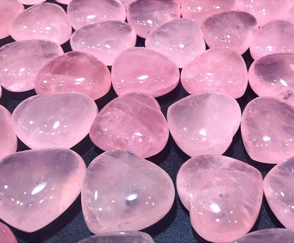 Rose Quartz Natural Stone Heart