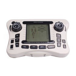 TENS Dual Channel - Electronic Pulse Massager EMS for Pain Relief - Muscle Stimulator - Physiotherapy