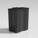 Premium Hands-Free Wastebasket With Closed Lid - Smart, Hygienic and Efficient; Three Sorting Compartments 60L