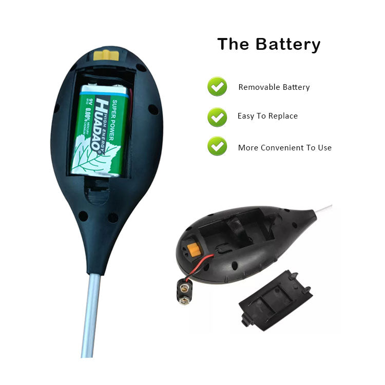 Well Building Connection Soil pH measurement device with a detachable battery, showing the battery compartment and a removable battery unit. Soil pH Measurement Precision for Healthy Plants

Gardening is good therapy for your mind and body. Achieve optimal plant growth with the Soil pH Measurement Device, a must-have tool for gardeners, farmers, and plant enthusiasts. This device provides accurate soil pH readings, helping you maintain the right balance for healthier crops, flowers, and lawns.