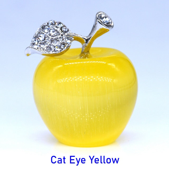 Apple Statue Healing Crystal Gemstone Natural Stone - Well Building Connection
