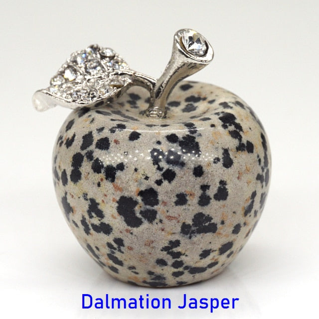 Apple Statue Healing Crystal Gemstone Natural Stone - Well Building Connection