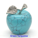 Apple Statue Healing Crystal Gemstone Natural Stone - Well Building Connection