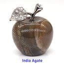 Apple Statue Healing Crystal Gemstone Natural Stone - Well Building Connection