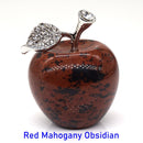 Apple Statue Healing Crystal Gemstone Natural Stone - Well Building Connection